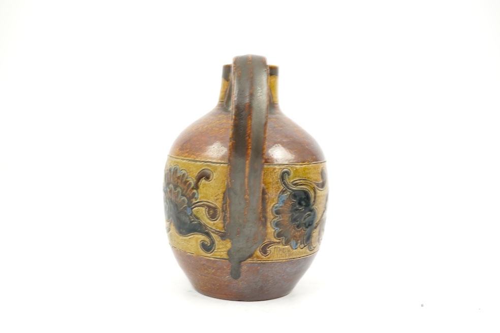 Robert Wallace Martin for Martin Brothers: A salt-glazed stoneware jug
